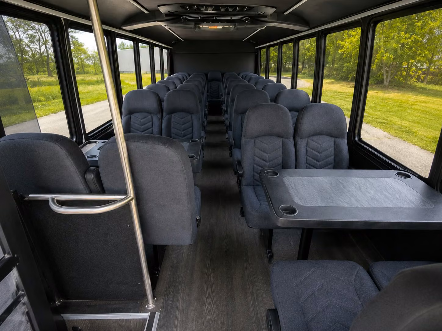 18 passenger minibus interior
