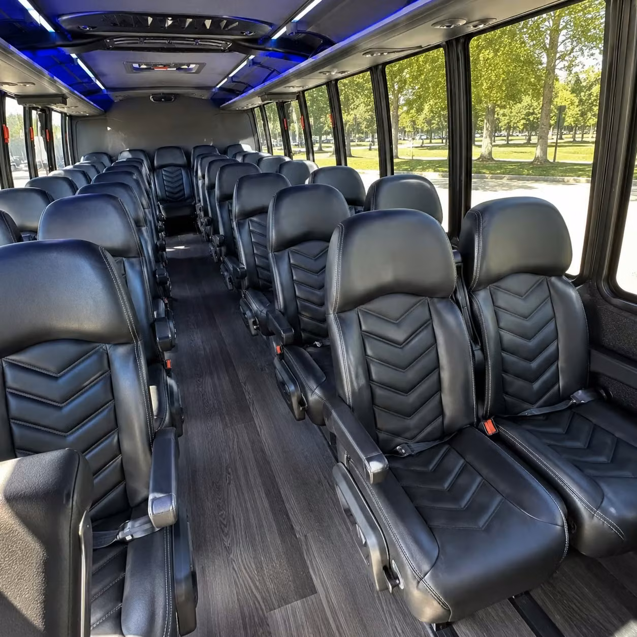 30 passenger minibus interior