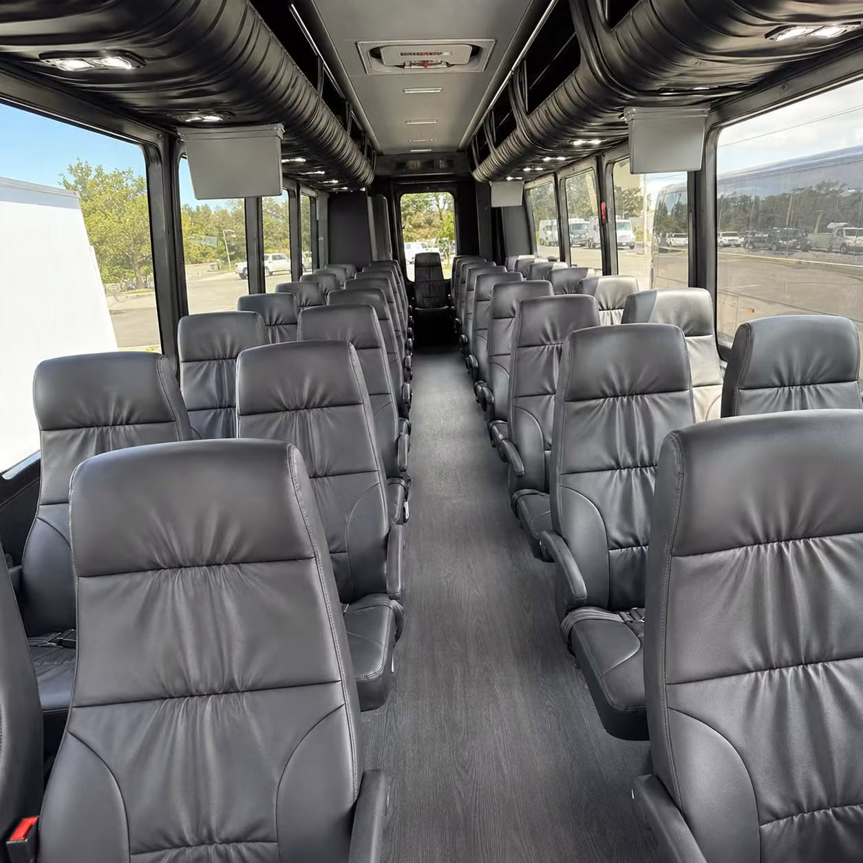 35 passenger minibus inside