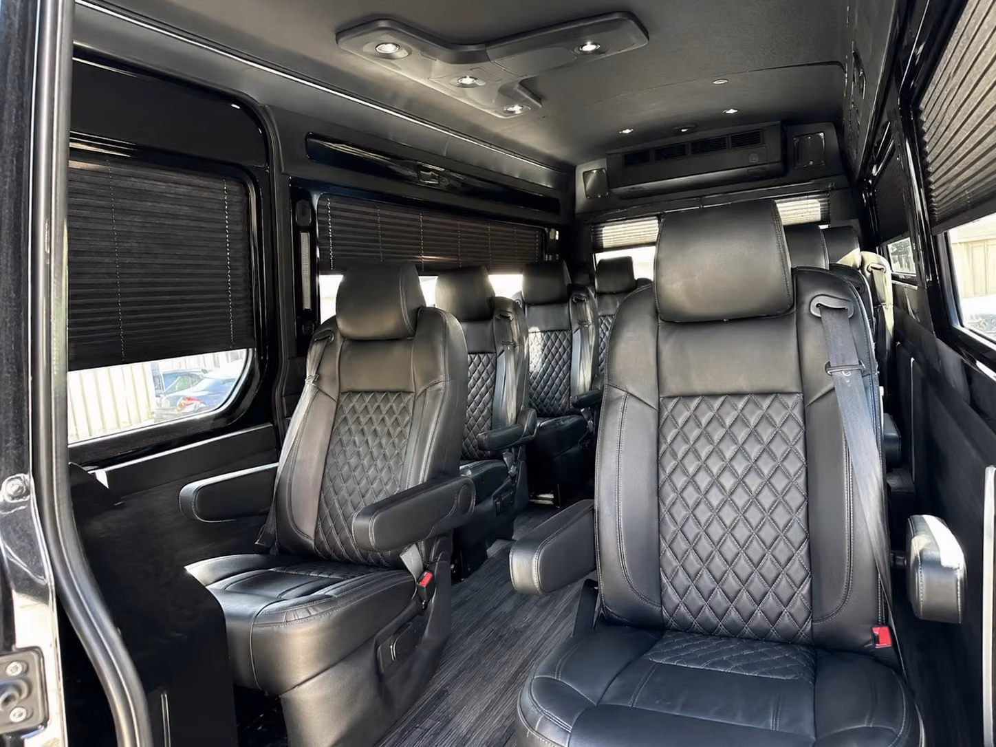 sprinter van with driver interior